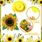 30 Pcs Sunflower Hanging Swirls Decorations Sunflower Party Supplies Summer Sun Flower Ceiling Decor
